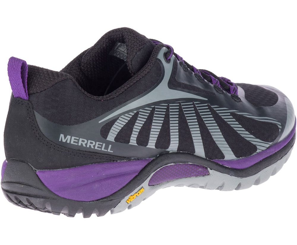 Merrell Sneakers Black/Purple - Siren Edge 3 Wide Width - Womens 24WEDCIRY